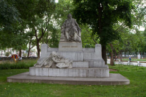 Johannes Brahms-monumentet ved Karlsplatz