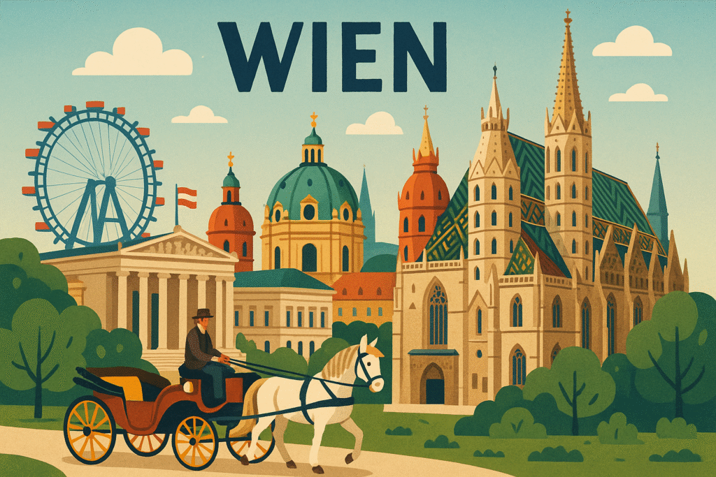 Wien er opdelt i 23 distrikter